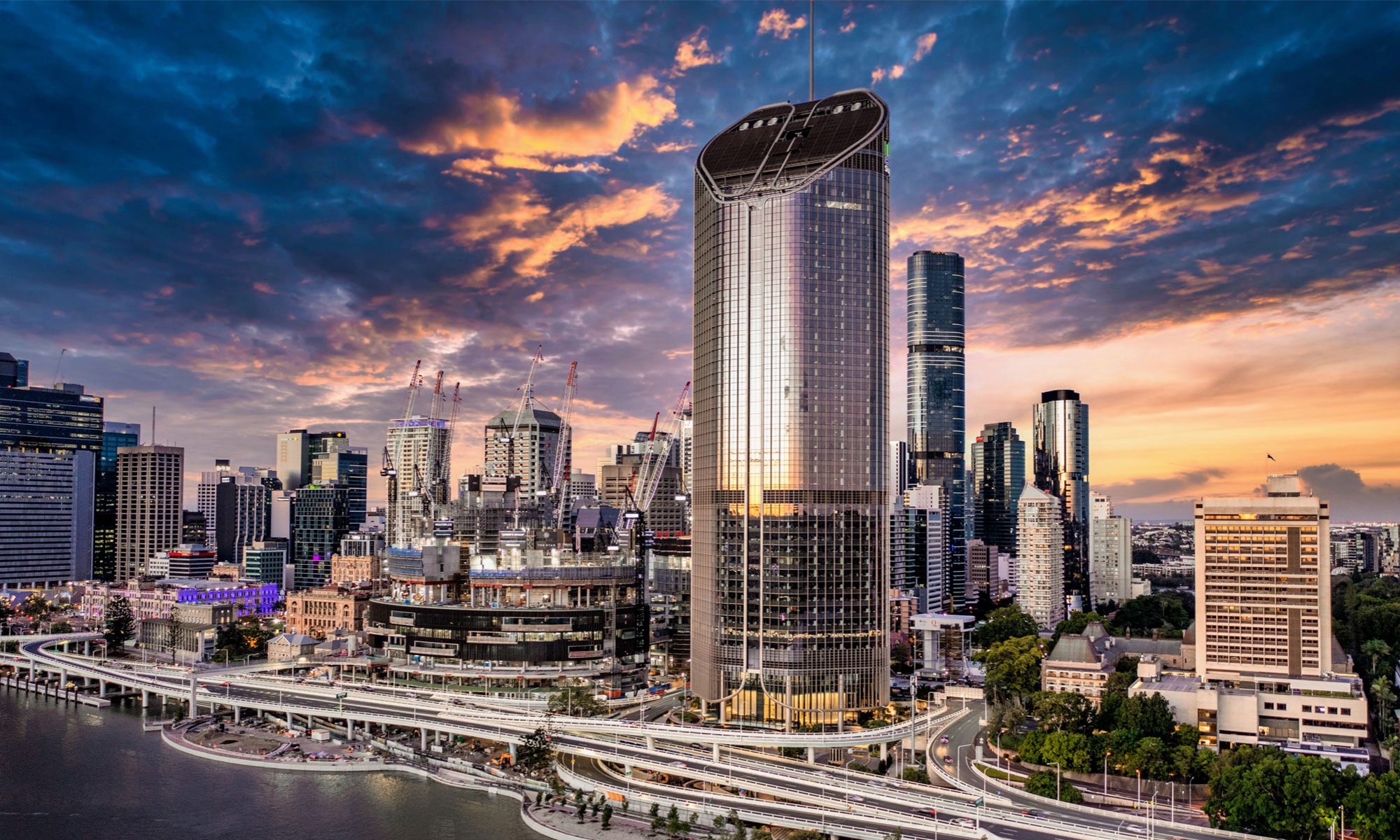 A Stunning Office Tower Occupying One Of Brisbane s Most Prominent A Stunning Office Tower Occupying One Of Brisbane s Most Prominent